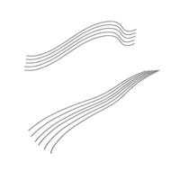 Black lines drawn by hand in . Abstraction, wavy lines. illustration. Suitable for printing on fabric and paper, design, creativity vector