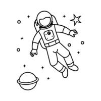 People working Sketch Hand drawn single line art coloring page vector