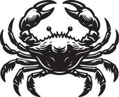 True crabs design silhouette art work EPS file, Generator AI vector