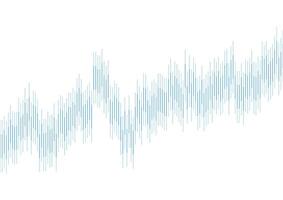 Abstract growing financial graph chart background vector