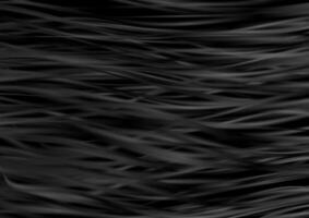 Black smooth wavy stripes and lines abstract elegant background vector
