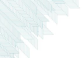 Blue minimal geometrical lines abstract futuristic tech background vector