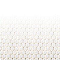White and golden hexagons abstract geometric background vector