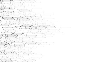 Black abstract technology lines on white background vector