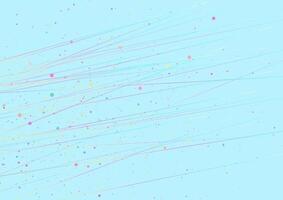 Holographic minimal lines and small particles abstract background vector