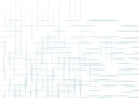 Blue minimal geometrical lines abstract futuristic tech background vector