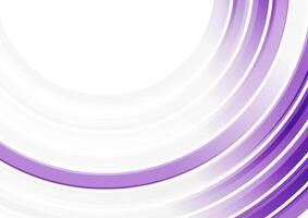 White and violet minimal circles abstract geometric background vector
