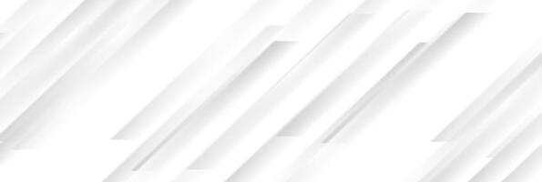 White smooth stripes abstract technology geometric background vector