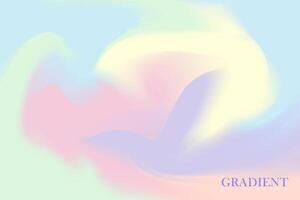 Pastel abstract gradient background vector