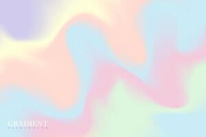 Pastel abstract gradient background vector