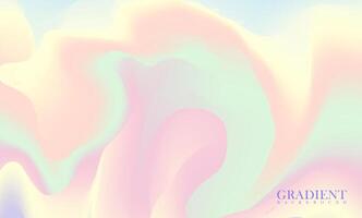 Pastel abstract gradient background vector