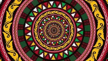 Looping animation background with acehnese pattern illustration video