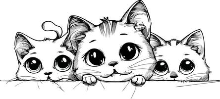 Cute Cat Illustration, High-Quality Design Elements for Your Creative Projects vector