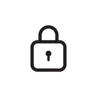 Lock icon padlock icon design vector
