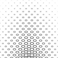 Abstract black and white ellipse pattern design vector