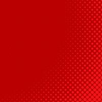 Red retro halftone dot pattern background design vector