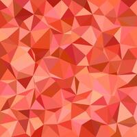 Geometric abstract triangle tiled pattern background - polygonal graphic design from red triangles vector