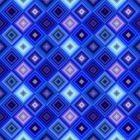 Blue geometrical diagonal square mosaic tile pattern background - floor illustration vector