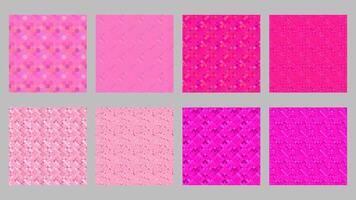 Abstract geometrical dot pattern background design set vector