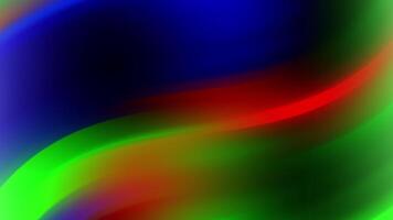 Abstract chromatic gradient background with blue, red, and green colors suitable for web design, presentations, posters, and digital art projects. video