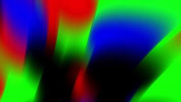 Abstract chromatic gradient background in red, green, blue, and black is perfect for modern designs, websites, presentations, posters, and digital art projects. video