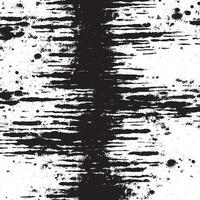 A black and white grunge texture template, characterized by a dark overlay of messy dust. The distressed background is abstract, dotted, and scratched, offering a vintage noise grain effect vector