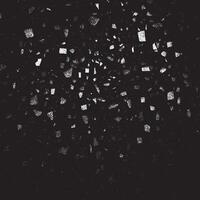 An abstract grunge texture overlay, composed of small particles, debris, and dust, creating a distressed and uneven appearance. This texture features both rough and fine grains vector