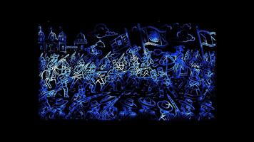 Glowing looping Cinco de Mayo Day Battle of Puebla. neon frame effect, black background. video