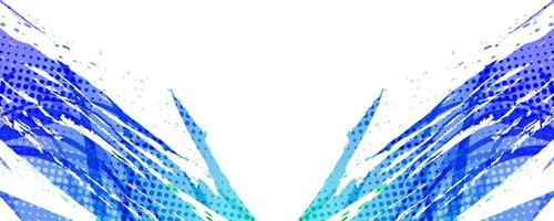 Abstract Sport Background with Colorful Gradient Brush Background. Grunge Brushstroke Element with Halftone Effect for Poster or Banner Design vector