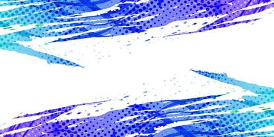 Abstract Sport Background with Colorful Gradient Brush Background. Grunge Brushstroke Element with Halftone Effect for Poster or Banner Design vector