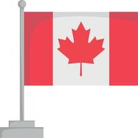 National flag of Canada Illustration vector