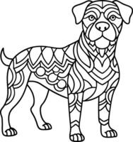 Mandala Coloring Pages for Stress Relief for kids and adults vector