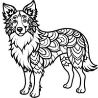 Mandala Coloring Pages for Stress Relief for kids and adults vector