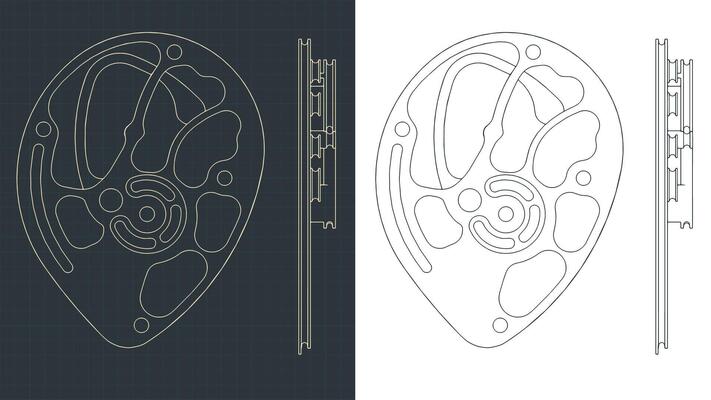 Compound bow cam drawings