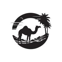Desert Nomad The Grace and Grit of the Camel vector