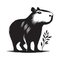 Capybara Chronicles Exploring the Life of the World's Largest Rodent vector