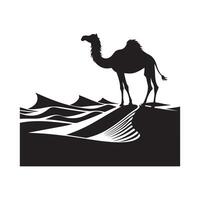 Desert Nomad The Grace and Grit of the Camel vector