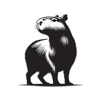 Capybara Chronicles Exploring the Life of the World's Largest Rodent vector