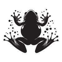 Exploring the Fascinating World of the Bullfrog Characteristics, Habitat, and Behavior vector