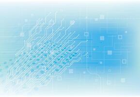 Abstract background with technology circuit board texture. Electronic motherboard illustration. Communication and engineering concept vector