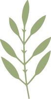 Leaf paln icon Trendy clipart vector