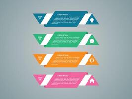 Modern infographic design. Can be used for workflow layout, diagram, banner, web design. illustration vector