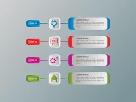 Modern infographic design. Can be used for workflow layout, diagram, banner, web design. illustration vector