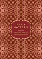 traditional ethnic traditional batik pattern motif vector