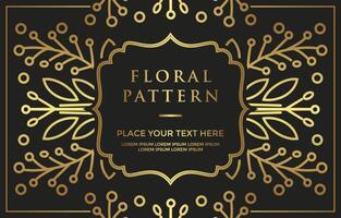 Hand drawn flowers floral patterns frame background border vector
