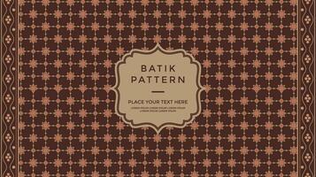 Simple and luxury traditional pattern background with ethnic elements vector