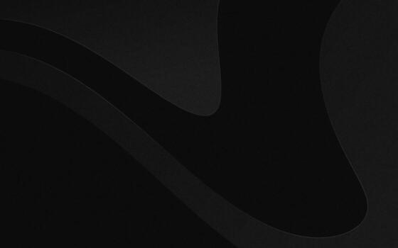 Black background, Abstract backdrop paper art line curve design with paper texture vector