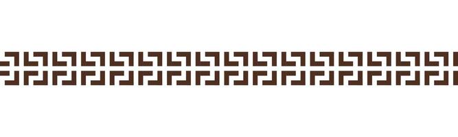 Greek key seamless border pattern collection. Decorative ancient meander, Greece ornament with repeated geometric motifs vector