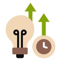 Improvement icon for web, app, infographic, etc vector
