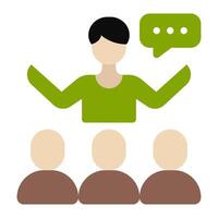 Mentor icon for web, app, infographic, etc vector